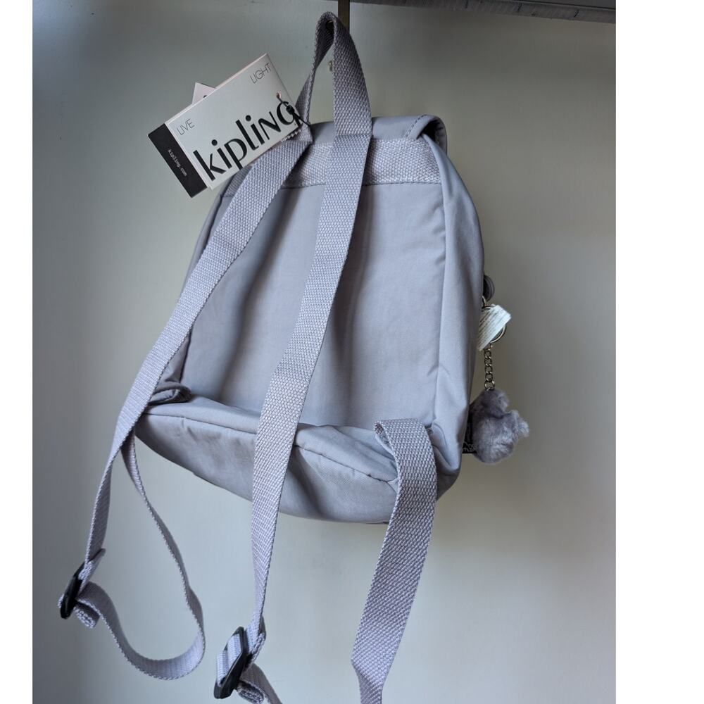 KIPLING Lovebug Mini Backpack Monkey Keychain Dov… - image 7